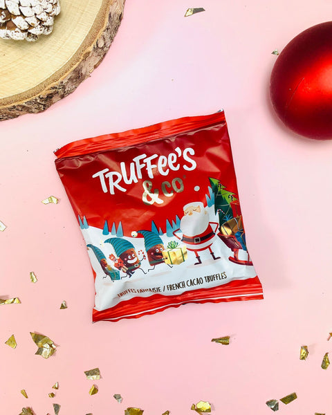Sachets de noël truffee's & co - truffes fantaisie - 35g