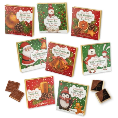 Étui petits chocolats napolitain de noël - 28g