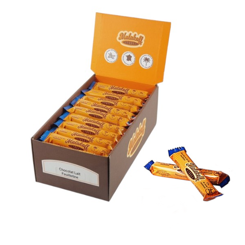 Barre malakoff chocolat au lait feuilletine - 20g
