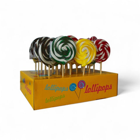 Confiserie traditionnelle sucette ronde "fête foraine" - 50g