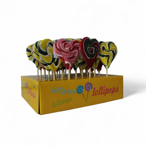 Confiserie traditionnelle sucette cœur "fête foraine" - 50g