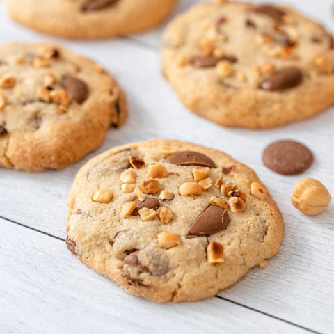 Préparation gâteau bio- cookies chocolat au lait et noisettes - 325g