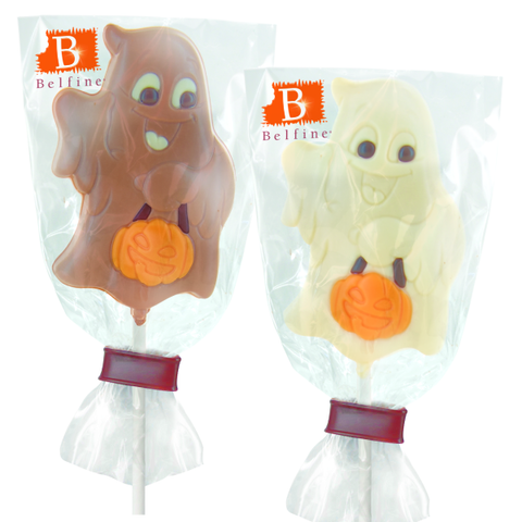 Lollipops chocolat au lait fantôme - 25g