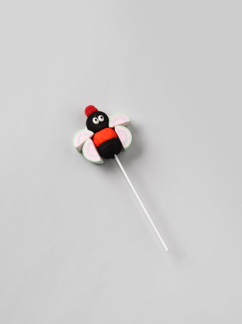 Présentoir de brochettes guimauve coccinelle - 50g