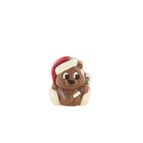 Moulage chocolat ourson, père noël et bonhomme de neige - 25g