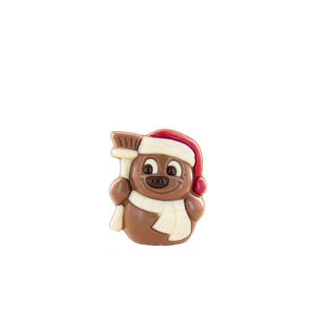 Moulage chocolat ourson, père noël et bonhomme de neige - 25g