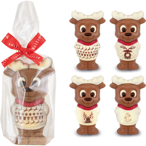 Moulage chocolat élan décoré - 75g