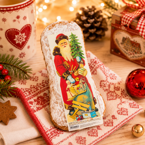 Pain d'épices traditionnel décor père noël - 70g