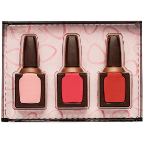 Coffret insolite vernis à ongles en chocolat - 70g