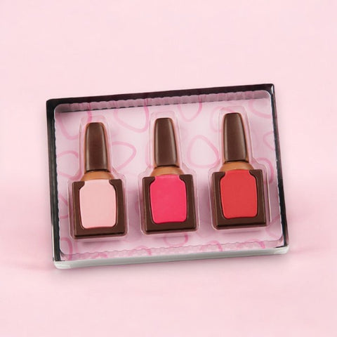 Coffret insolite vernis à ongles en chocolat - 70g