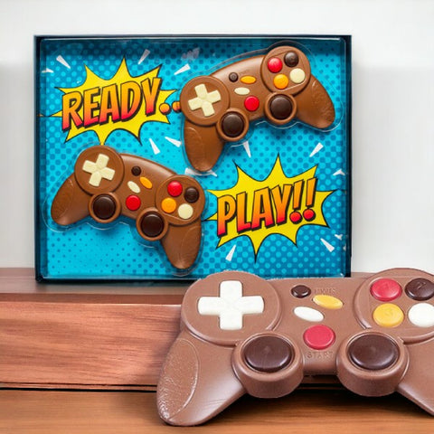 Coffret insolite double manette de jeux en chocolat - 140g