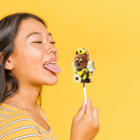 Sucette chocolat Abeille - 35g