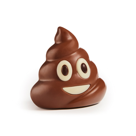 Emoji crotte en chocolait au lait - 50g