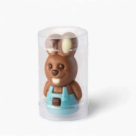 Mini tubo figurine de Pâques en chocolat - 10g