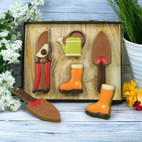 Coffret insolite set de jardin en chocolat - 125g