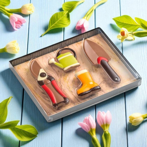 Coffret insolite set de jardin en chocolat - 125g