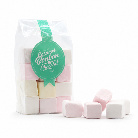 Sachet de bonbons cubes guimauve tutti frutti - 80g