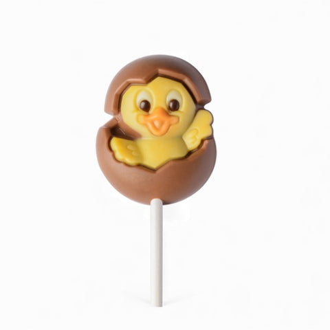 Sucette chocolat Poussin coquille de Pâques - 15g