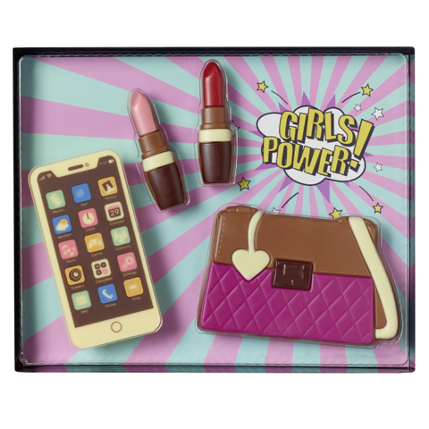Coffret insolite girls power en chocolat - 135g