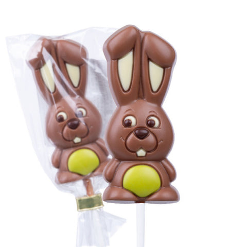 Sucette chocolat Lapin de Pâques - 25g
