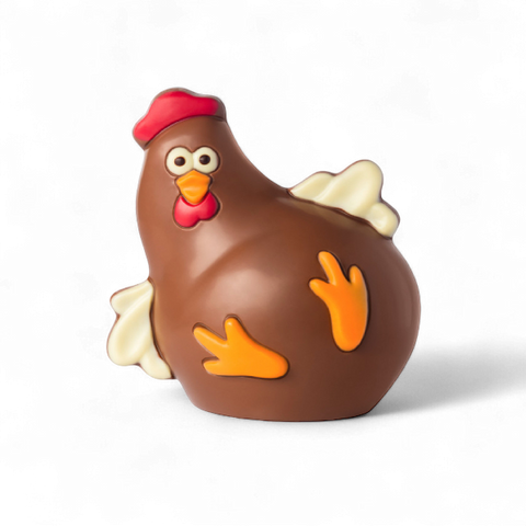 Moulage en chocolat Poule de Pâques - 125g