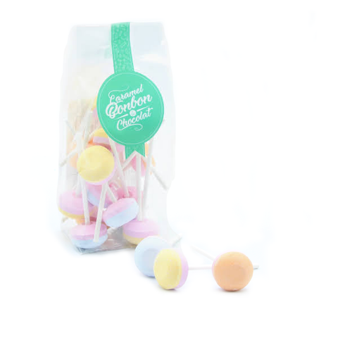 Sucettes dextrose bicolores - sachet de 150g