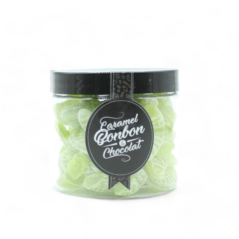 Bonbons quartiers de pomme verte - pot de 125g