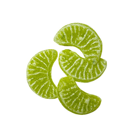 Bonbons quartiers de pomme verte - pot de 125g