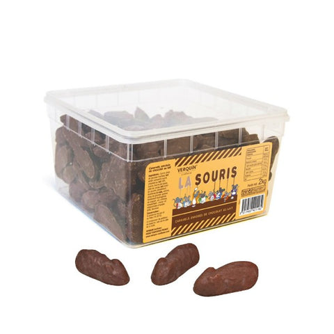 Bonbons caramel en forme de souris - 2kg