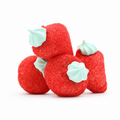 Guimauves géantes en forme de fraise