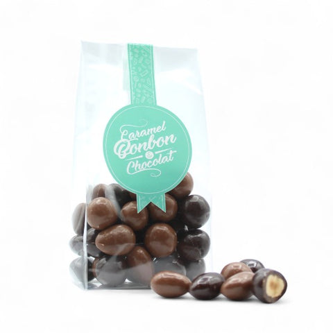 Noisettes et amandes créoles chocolat lait et noir - 125g