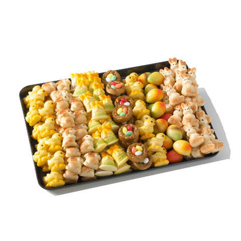 Pâte d'amande plateau figurines de Pâques - 2kg