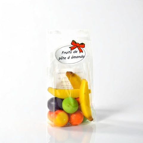 Pâte d’amande fruits doux - sachet de 100g