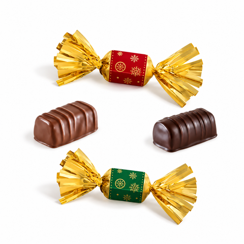 Assortiment de papillotes pralinées - 12g