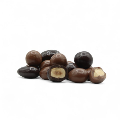 Noisettes et amandes créoles chocolat lait et noir - vrac de 1kg