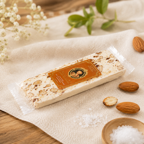 Barre de nougat caramel sel de guérande - 35g