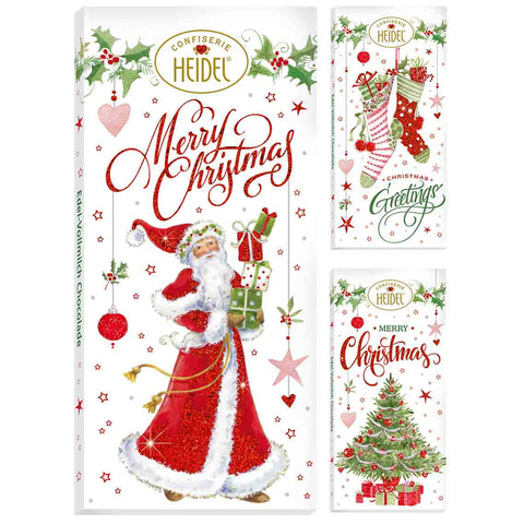 Tablette chocolat noël blanc - 100g