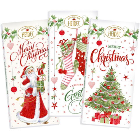 Tablette chocolat noël blanc - 100g
