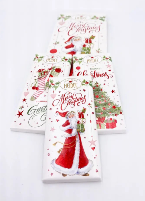 Tablette chocolat noël blanc - 100g