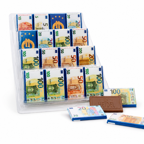 Mini tablette de chocolat au lait billet - 7,5g