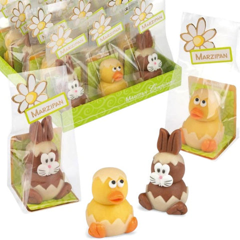 Pâte d'amande sujet canard / lapin de Pâques - 41/45g