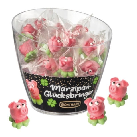 Pâte d’amande seau de champagne petits cochons - 13g