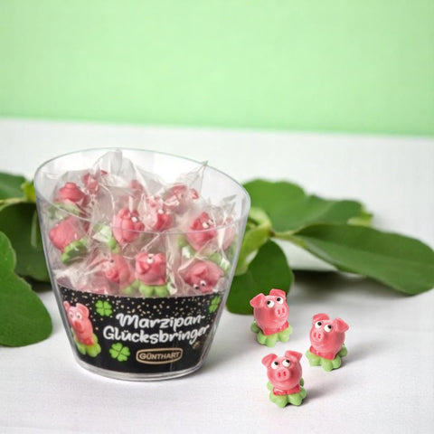 Pâte d’amande seau de champagne petits cochons - 13g