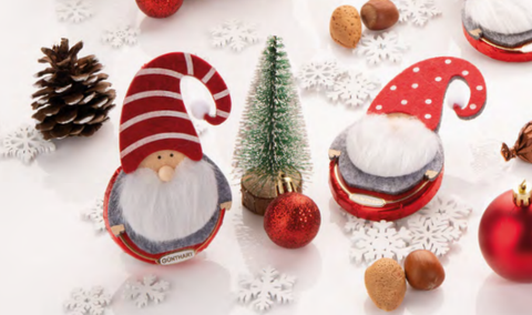 Médaillon chocolat praliné père noël à suspendre - 29g