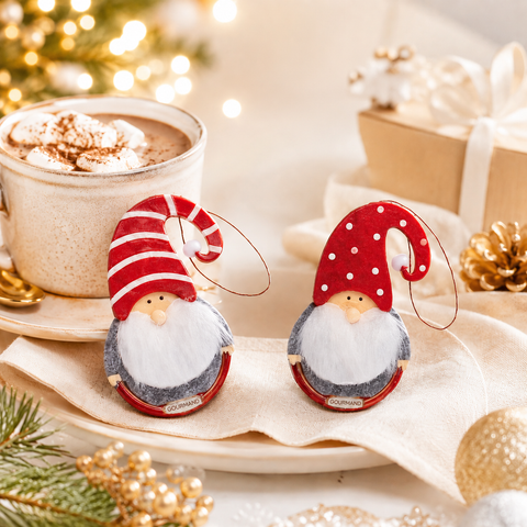 Médaillon chocolat praliné père noël à suspendre - 29g