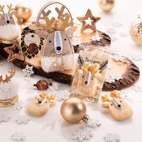 Pâte d'amande renne de noël - 43g