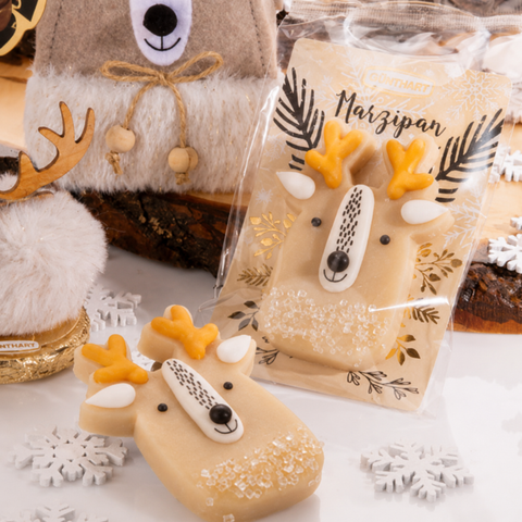 Pâte d'amande renne de noël - 43g