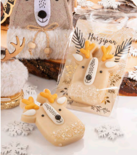 Pâte d'amande renne de noël - 43g