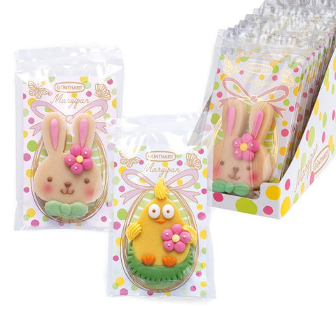 Pâte d'amande sujet Poussin / Lapin de Pâques - 36g