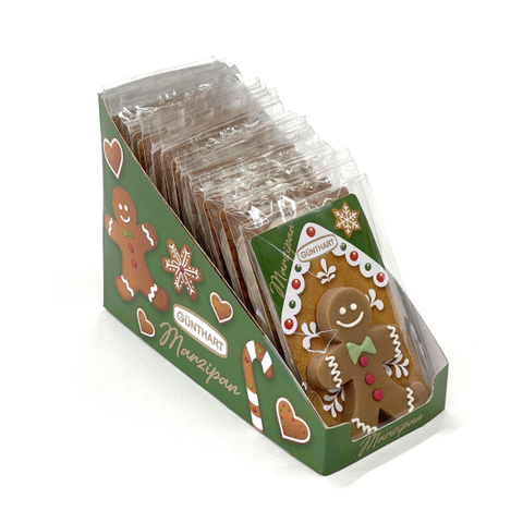 Pâte d'amande bonhomme pain d'épices - 40g